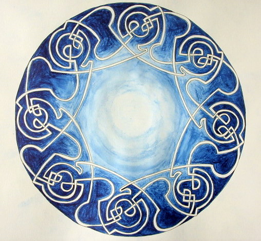 a Celtic mandala Prozření - Opening Jitka Čulíková