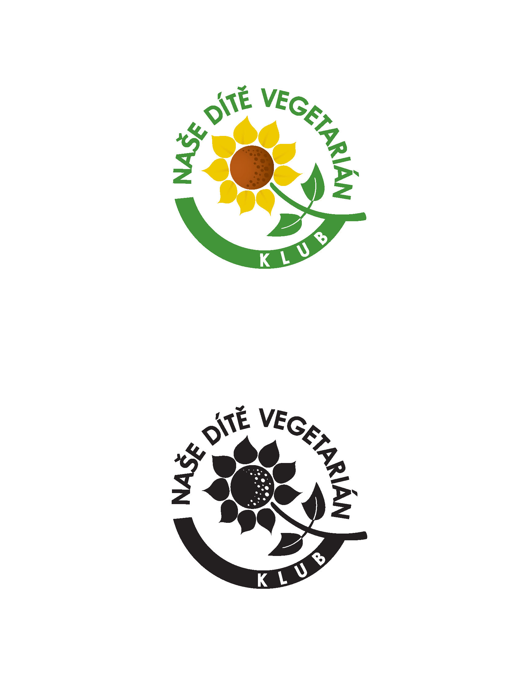 LOGO Klubu Naše dítě vegetarián